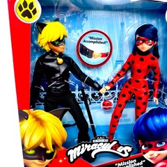 Miraculous Ladybug And Cat Noir Mission Accomplished Doll Set 2020 Kids Toys 4+