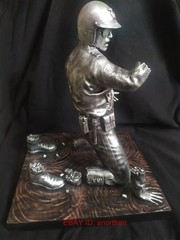 Terminator 2 Judgment Day Frozen T-1000 Silver 3D Printing Figure Statue Model