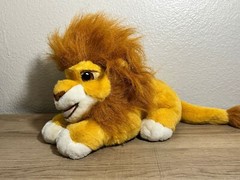 Vtg Lion King SIMBA Authentic Plush Puppet 1993 Mattel Disney Not Working