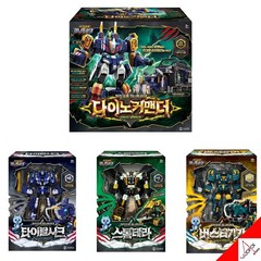 Miniforce Dinoid Warrior DINO COMMANDER+BUSTER GIGA STORM TERA TIDAL SHARK Set
