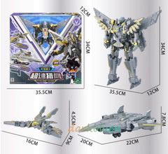 New GD Cyclone Hawk Combined Transforming Robot Vehicle Action Figure model