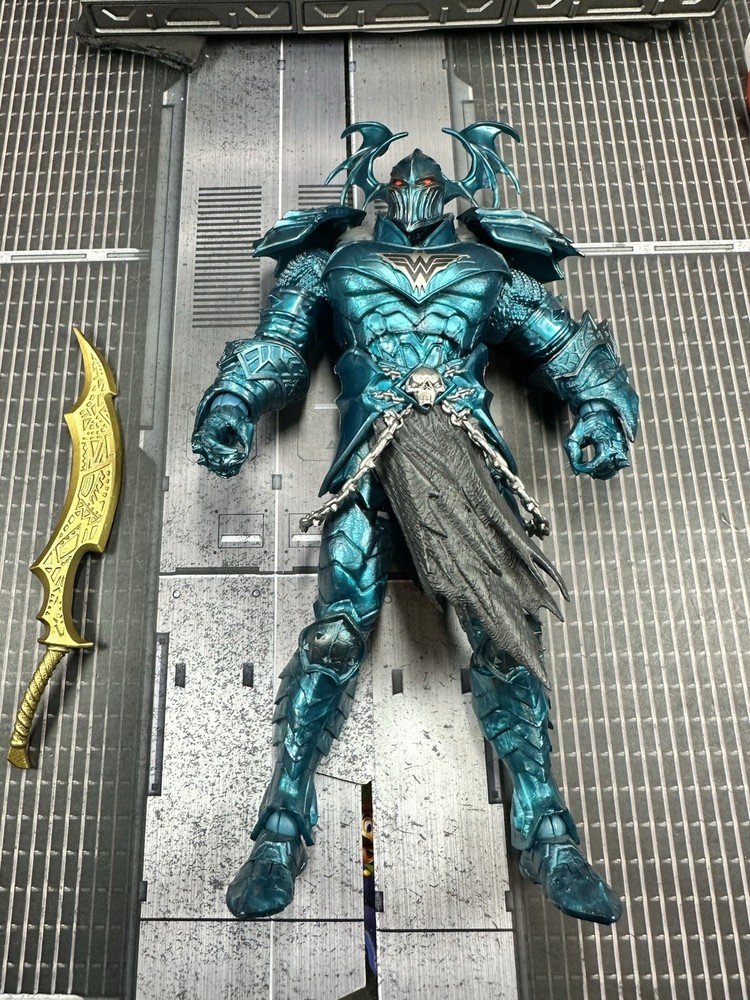 DC Multiverse Mcfarlane Merciless BAF Figure Incomplete w/ Sword Read Descripti
