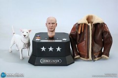 DID A80164+E60071 WWII US Army General George Patton & Accessory Kit 1/6 Model