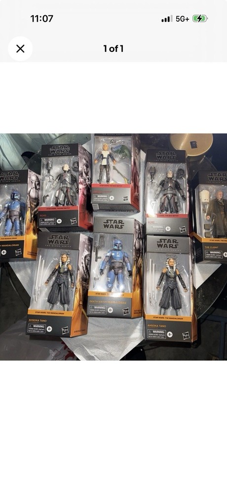 Box of 8 – Hasbro Star Wars Black Series Bad Batch Death Watch 6″ Action