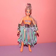 Custom Spinnerella Fashion Crown Skirt & 2-Arm Bands Made for She Ra Doll