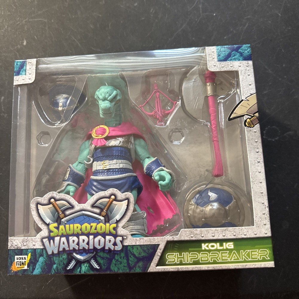 Saurozoic Warriors Kolig Shipbreaker Boss Fight Studio Figure New