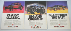 Vintage 1985 Ertl AMT Model Car Kit Magazine Ad Print Poster Toy Promo Display