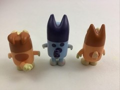 Bluey Dog Figures Toy Extended Family Blue Large Lot Moose Toys 14pcs