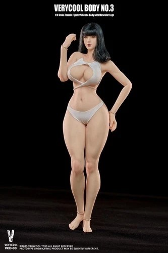 VERYCOOL VCD-03B 1/6 Big Bust Female Normal Plump Doll Body 12” Action Figure