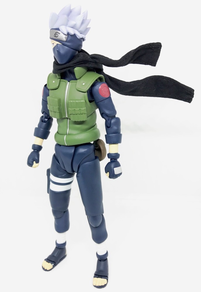 KC-SF-BK: 1/12 Black Fabric Wired Scarf for 6″ ~ 7″ Action Figures