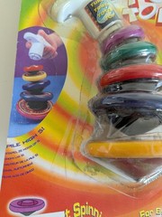 Turbo Tower Totem Top Wind Up Action New