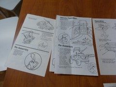 Lot of 8 MASK Kenner Instructions plus brochure, Firefly, Meteor, Gator, Condor