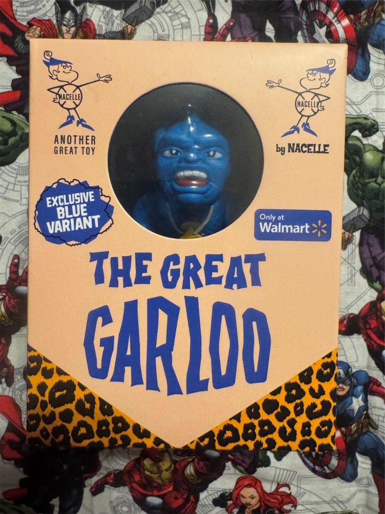 THE GREAT GARLOO BLUE WALMART EXCLUSIVE LIMITED EDITON MONSTER FIGURE NIB RARE