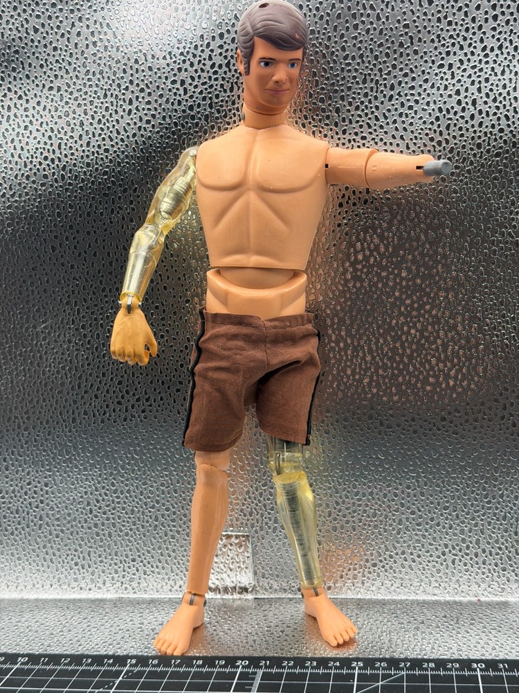 Mike Powers Atomic Man 12″ Complete GI Joe 1975 Hasbro Action Figure MISSING ARM