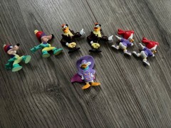 Vtg Darkwing Duck Tales Set of 7 Kellogg’s Disney 2” PVC Figures 1991-92