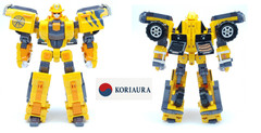 Metal Cardbot S GLOBER Gold SUV Vehicle Transforming Robot Action Figure 2024