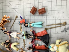 Vintage Lot of 1990s Disney ALADDIN Action Figures *COLLECTABLE * Very Good +++