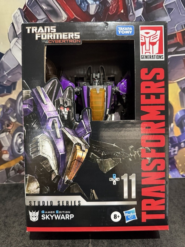 Transformers Studio Series 11 Gamer Edition Skywarp New Plus Bonus 🛬