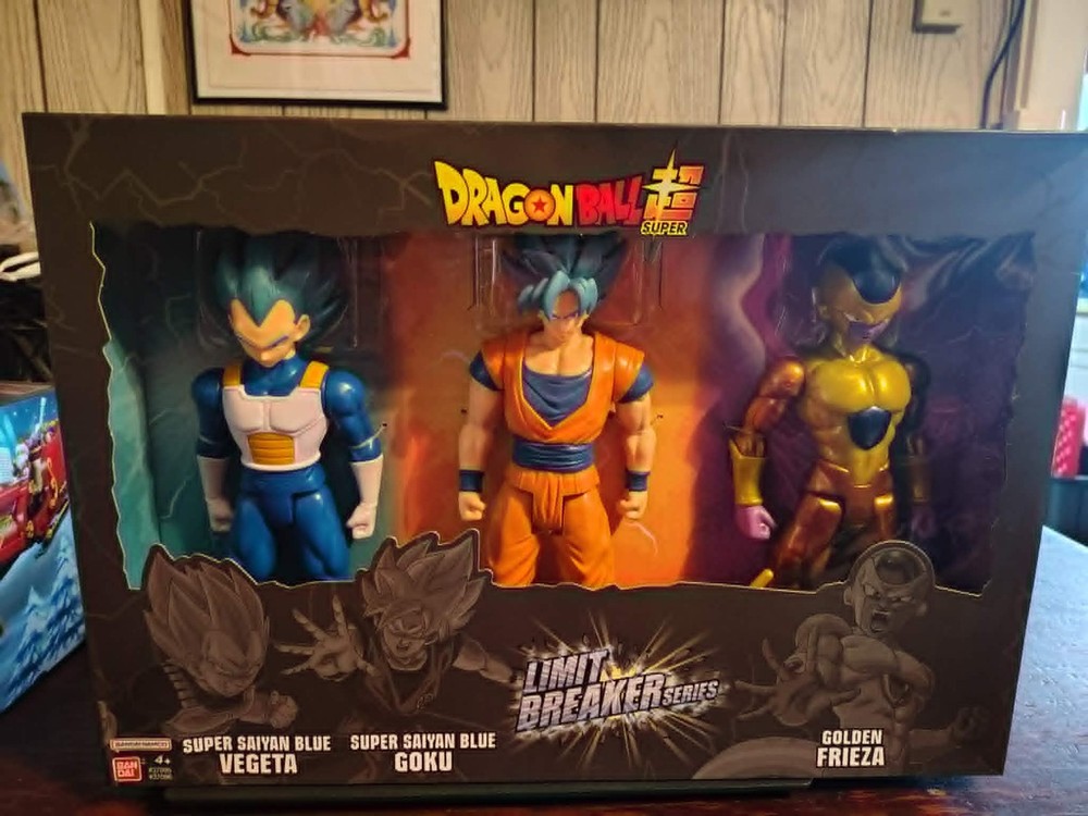 Dragon Ball Limit Breaker Series Vegeta, Goku, Golden Frieza NEW