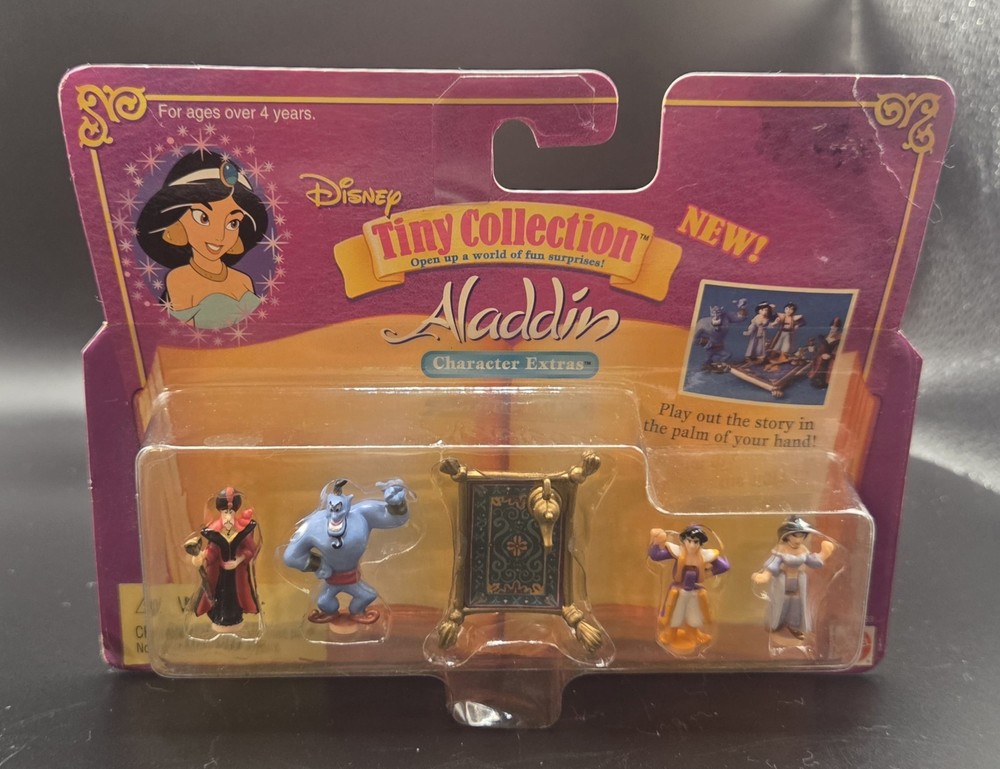 Vintage Disney Tiny Collection Aladdin Character Extras Mattel *NEW*