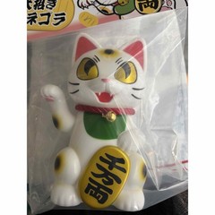 Konatsuya Maneki Negora Large Sofubi Figure Original Color Beckoning Cat New