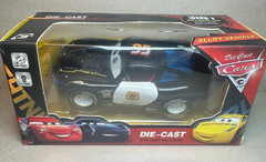 Disney Pixar Cars Sheriff McQueen Diecast 5 Inches Lights Sounds Doors Open