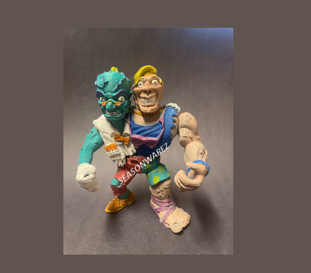 Toxic Crusaders Headbanger – Hand Painted Figure FDM Printed