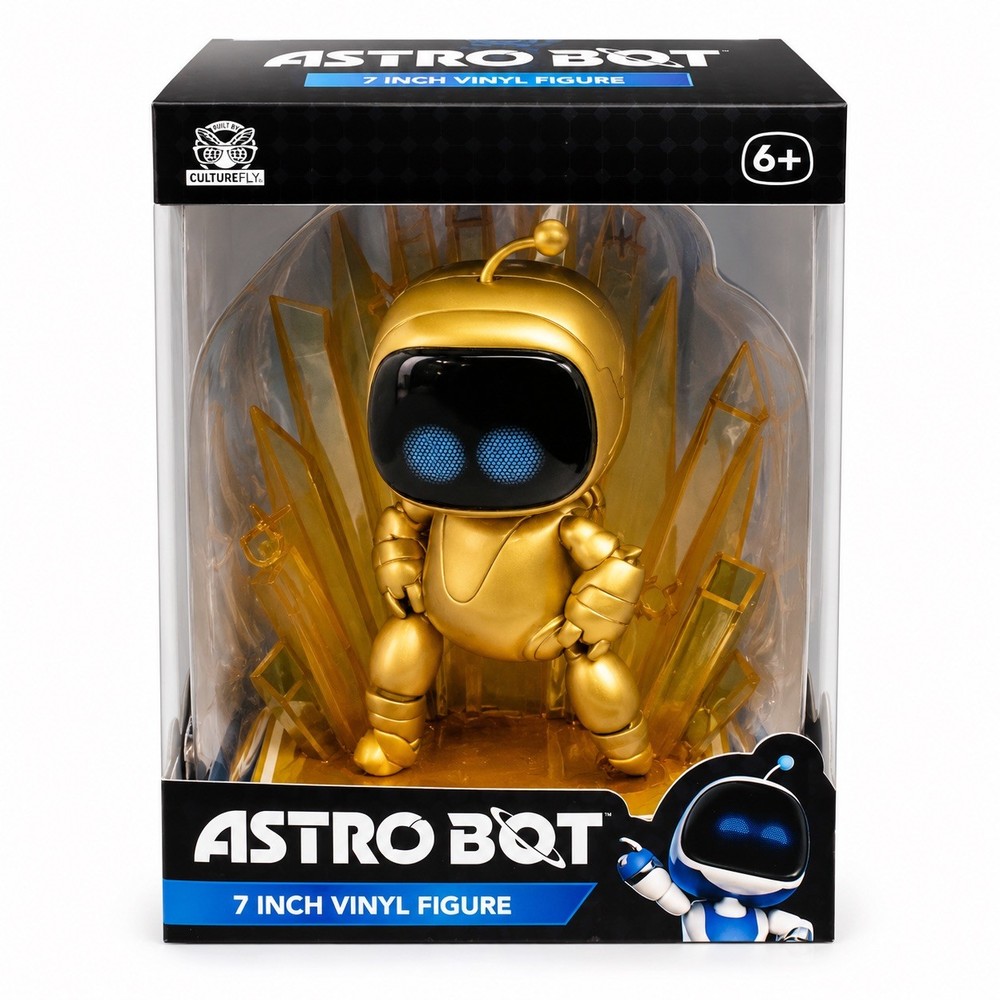 Astro Bot Gold Vinyl Figure 7-Inch by CultureFly – Limited Edition – New Sealed