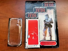 Star Wars 1983 Vintage Palitoy Tri-Logo Snowtrooper w/ Trilogo Cardback