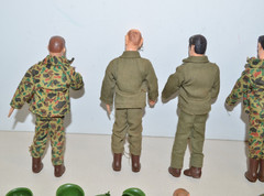 Vintage 1966 TOPPER TOYS THE TIGERS Action Figure Lot 6.5″ Tall With Accessories