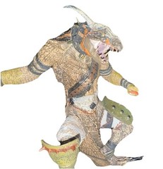 McFarlane Dragons Dragon Series 3 Komodo Clan 3 Dragon 6.5 inch Missing Hand