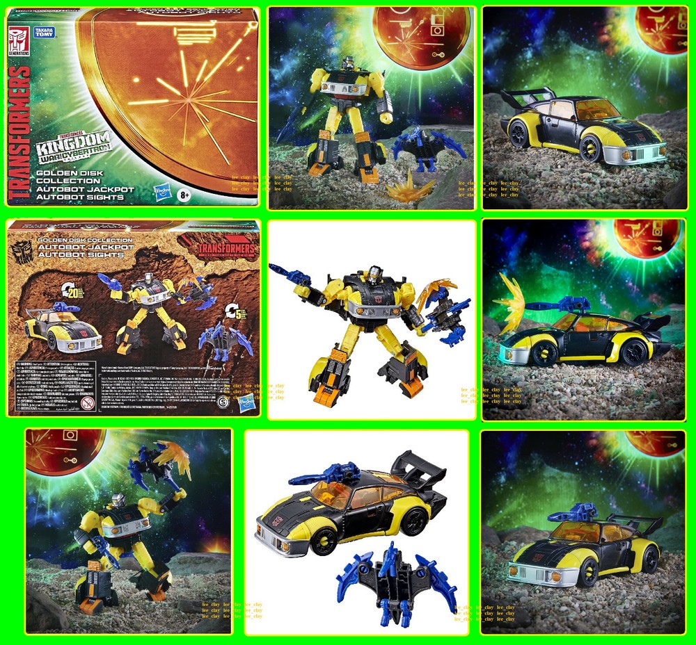 Transformers Kingdom War for Cybertron Golden Disk Coll Autobot Jackpot + Sights