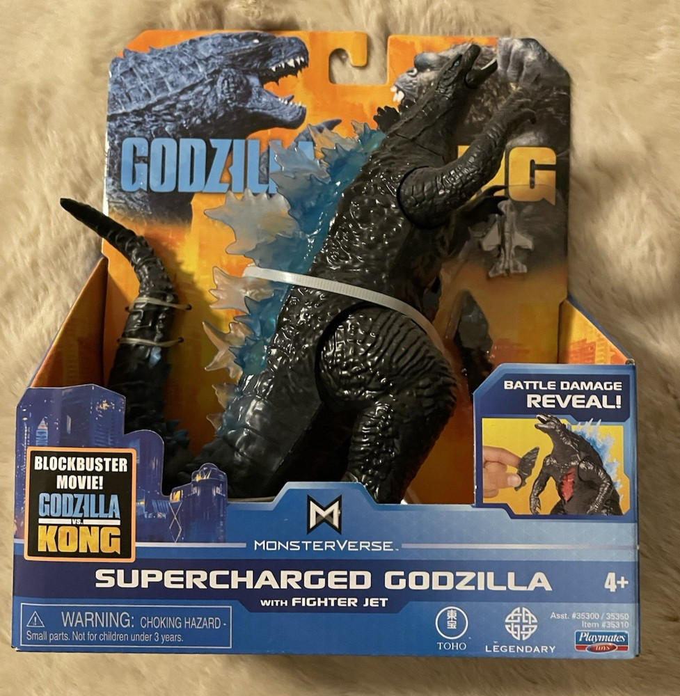 Monsterverse Godzilla vs Kong Supercharged Godzilla With Fighter Jet