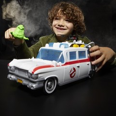 Ghostbusters Ecto 1 Vehicle Toy with Slimer Accessory for Kids Ages 4 and Up