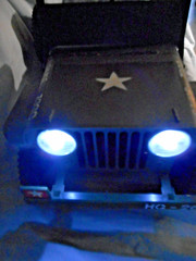 Vintage GI Joe – Five Star Jeep or A/T desert patrol- Headlight Illumination Kit