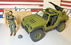 GI Joe VAMP Jeep w/Clutch driver *100% COMPLETE, NEAR MINT! Vintage Vehicle ARAH