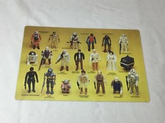1980 Star Wars ESB Empire Strikes Back Action Figure Vinyl Case Poster Insert