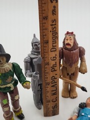 Wizard Of Oz Figure 6pc Dorothy Toto Scarecrow Lion Tin Man Glinda Wicked Witch