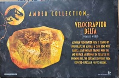 Jurassic World Amber Collection Velociraptor Delta Raptor NEW