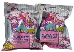 Lot of 2 Hello Kitty and Friends Vinyl Snack Shop Bag Hanger 2025 Ages 3+ SEALED