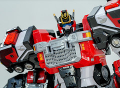 Metal Cardbot S FLAMENOVA Transformer Robot Fire Car Korean Toy