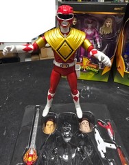 Super7 ULTIMATES! Mighty Morphin Power Rangers Set of 11 White, Green, Red, Bulk
