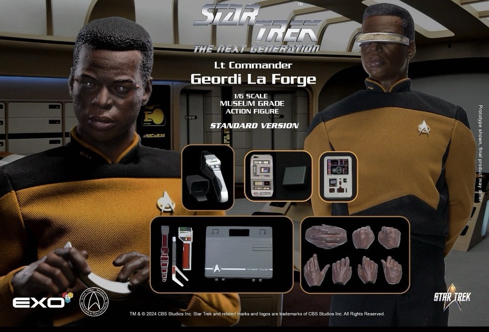 EXO-6 Star Trek TNG: Lt. Commander Geordi La Forge Standard (Deluxe) Edition