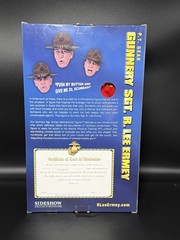 SIDESHOW Gunnery Sgt. R. Lee Ermey 12″ PT Gear Action Figure NEW & Sealed Works