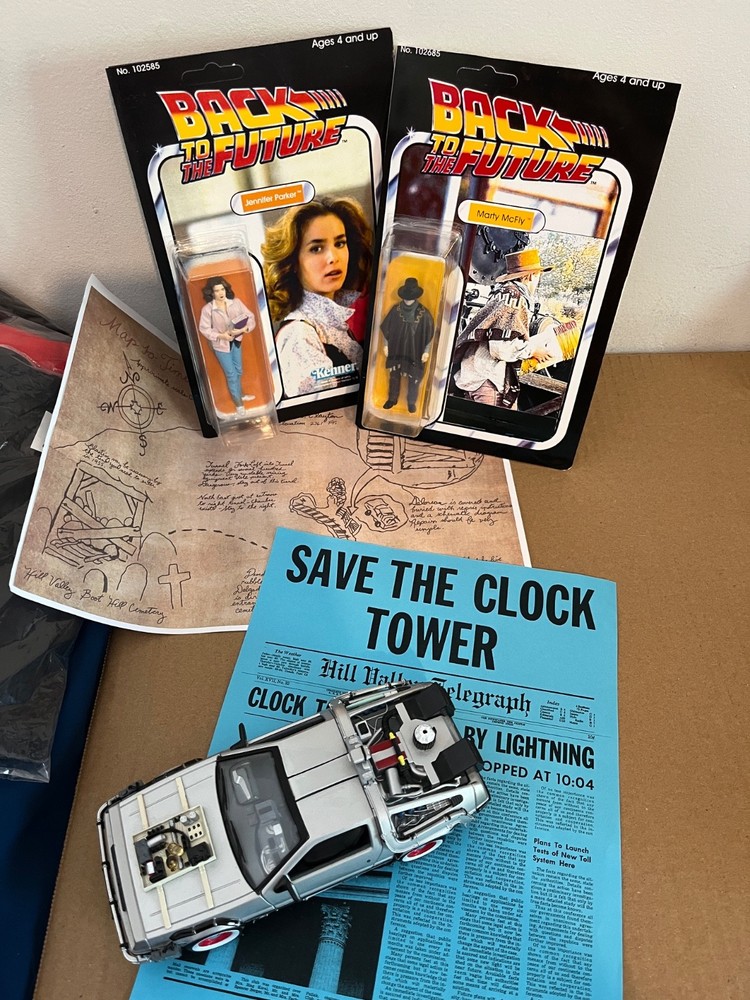 back to the future scarce jennifer parker figure and marty mc fly n bonus