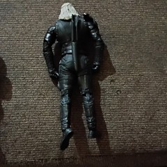 The Witcher Fully Jointed Black Brown Green Plastic Action Figure Collection Set