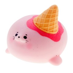Japanese Blind Box Capsule Ice Cream Seal Toy 1 Random Cute Squeeze Figure