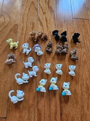Puppy and Kitty in my pocket lot of 24 figures
