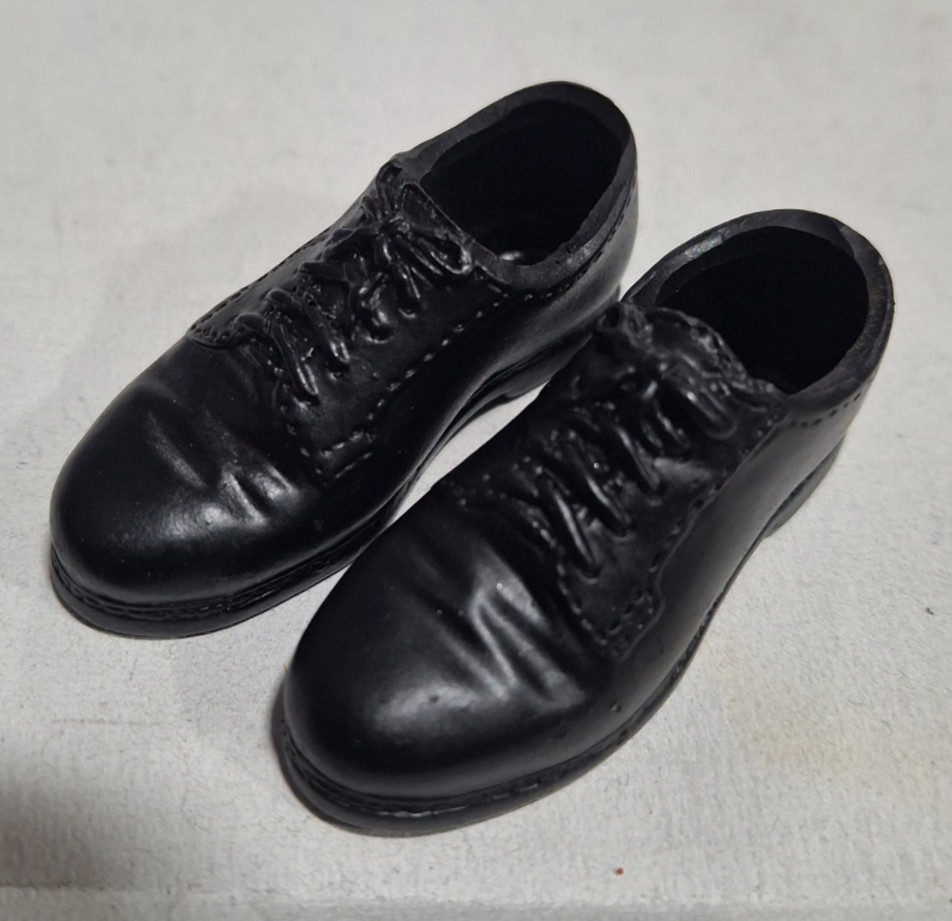 1/6 Scale Modern Black Dress Shoes Casual for 12″ Figures JM-206