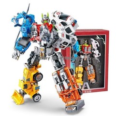 Transformation Robot 6 in 1 Combiner 10″ Action Figure Deformabl Toy Gift Boxed